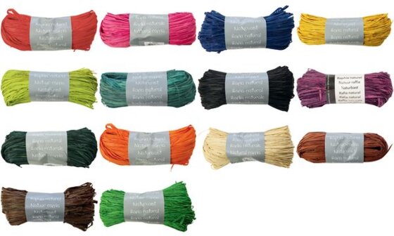 Clairefontaine Raffia-Naturbast, kaffeebraun (87001086)