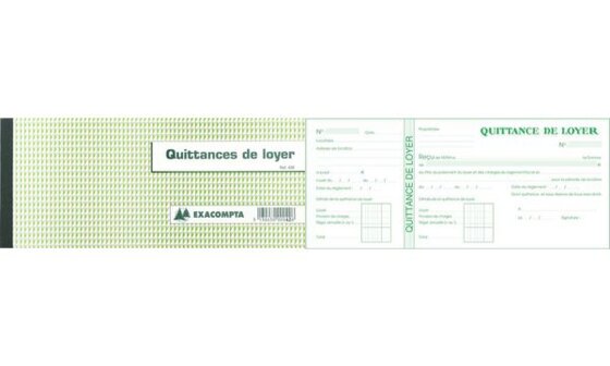 EXACOMPTA Rechnungsbuch für Mietvertrag, 50 Blatt (332191400)