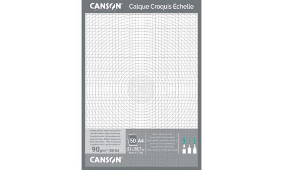 CANSON technisches Zeichenpapier, DIN A4, 90/95 g/qm (332468100)