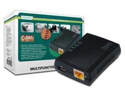 DIGITUS 1-Port USB 2.0 Multifunction Network Server - 2