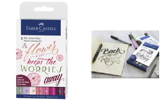 FABER-CASTELL Tuschestift PITT artist pen, 8er Etui (5661317)