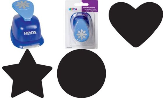 HEYDA Motivstanzer "Stern", groß, Farbe: blau (57300384)