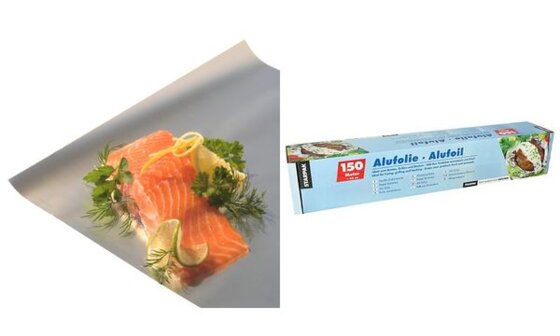 PAPSTAR Alufolie, Breite: 300 mm, Länge: 150 m, Großrolle (6486908)