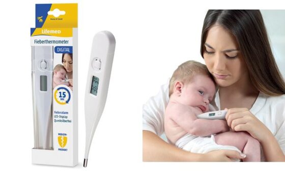 Lifemed Fieberthermometer "Digital", weiß (6499405)