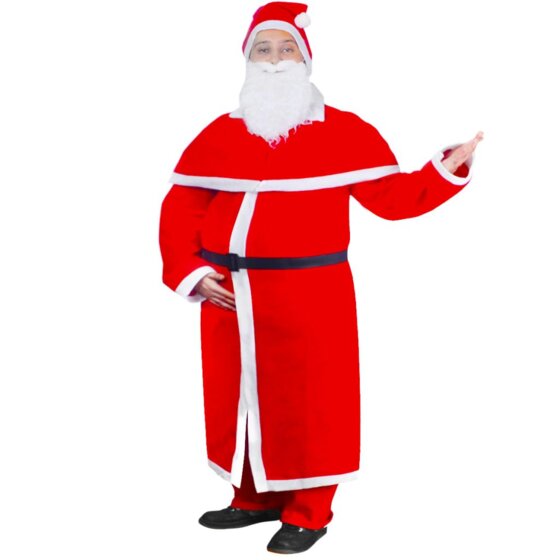 Weihnachtskostüm Weihnachtsmann Mantel Kostüm-Set - 1