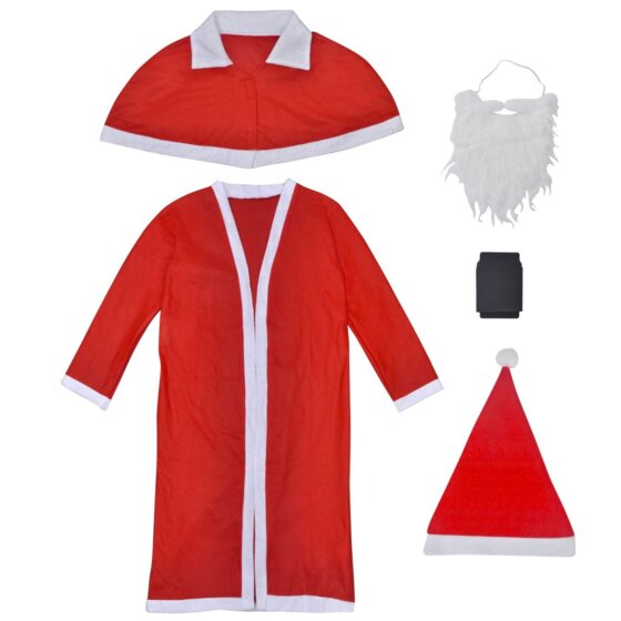 Weihnachtskostüm Weihnachtsmann Mantel Kostüm-Set - 2