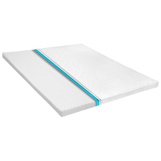 Matratzenauflage 140 x 200 cm Kaltschaum Ei-Profil 6 cm - 1