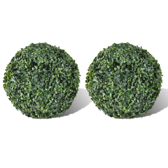 2 x Buchsbaum Kugel Buchskugel Ø 27 cm Kunstbaum Buchsbaumkugel - 1
