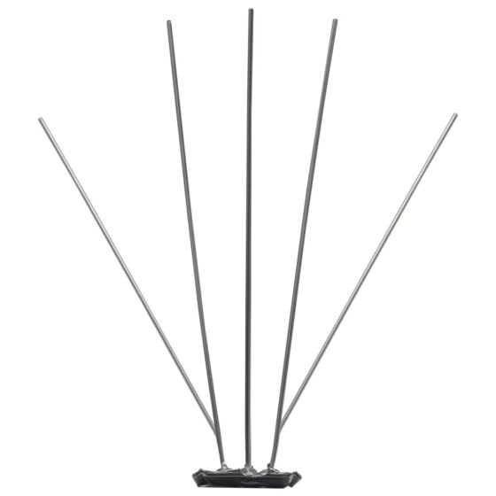 5-reihige Edelstahl Vogel- & Taubenabwehr-Spikes 6er Set - 3