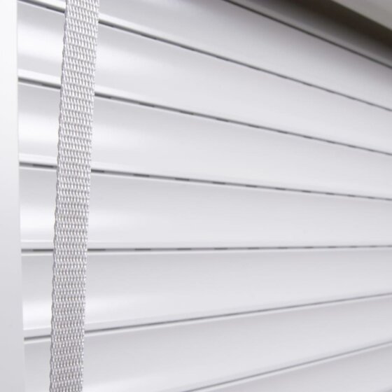 Rollladen Aluminium 120 x 150 cm Weiß - 2