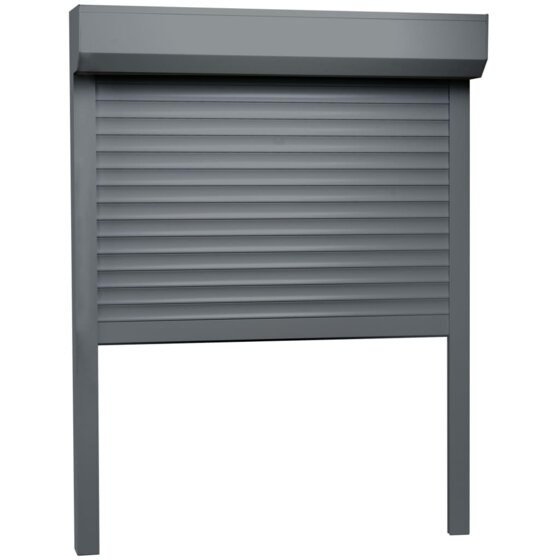 Rollladen Aluminium 100 x 130 cm Anthrazit - 2