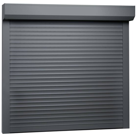 Rollladen Aluminium 160 x 150 cm Anthrazit - 1