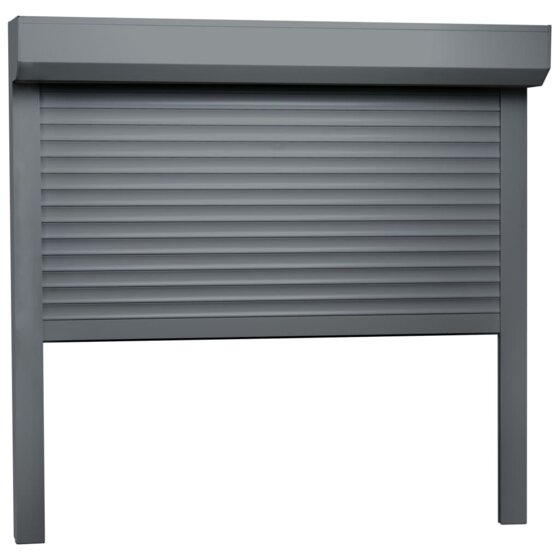 Rollladen Aluminium 160 x 150 cm Anthrazit - 2