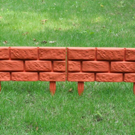 11 x Palisade Gartenzaun Beeteinfassung Beetumrandung - 3