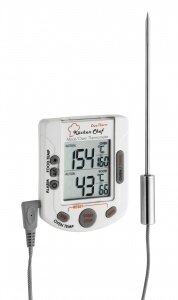 Küchen-Chef 2 in 1 Digitales Braten / Ofenthermometer