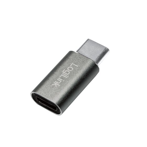 LogiLink USB-C Adapter auf Micro USB Buchse, Silber - 2