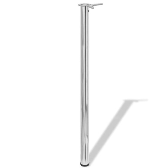 4x höhenverstellbares Tischbein Tischbeine Chrom 1100 mm - 2