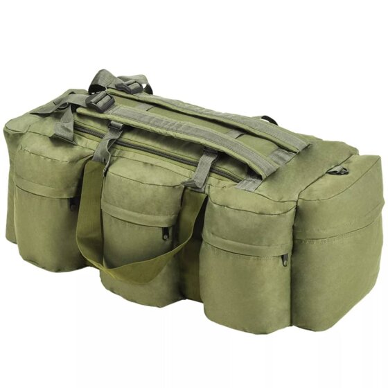 3-in-1 Seesack Armee-Stil 120 L Olivgrün - 1