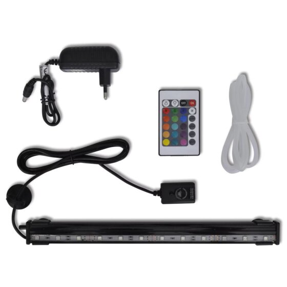 LED Aquarium Unterwasser-Leuchte Bubble Lampe RGB 32 cm - 1
