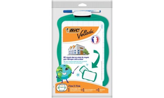 BIC Weißwandtafel Velleda 50 recycelt, (B)210 x (H)310 mm (5103674)