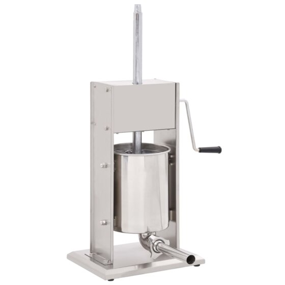 Manueller Wurstf&uuml;ller Silbern 10 L Edelstahl - 1