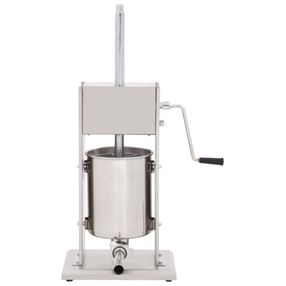 Manueller Wurstf&uuml;ller Silbern 10 L Edelstahl - 2
