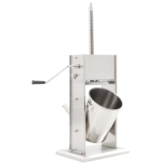 Manueller Wurstf&uuml;ller Silbern 10 L Edelstahl - 3