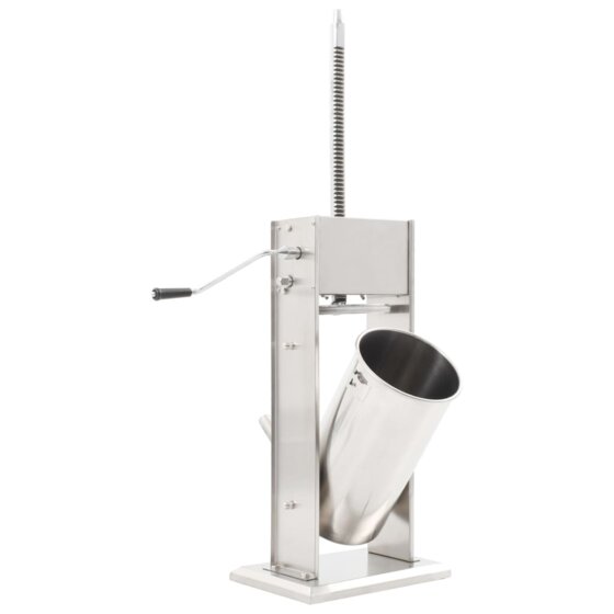 Manueller Wurstf&uuml;ller Silbern 15 L Edelstahl - 3