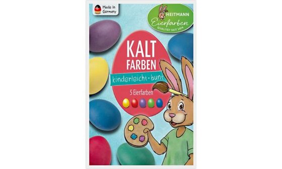 HEITMANN Ostereier-Färbetabletten, 5-farbig (58150714) - 1