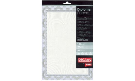 agipa Design-Papier "Diploma", DIN A4, 115 g/qm, blau (66000407)