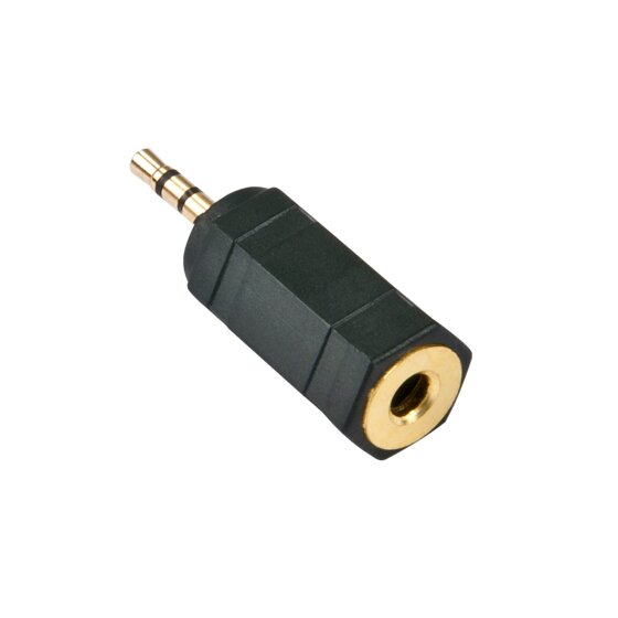 Lindy 35622 Stereo Audio-Adapter, 2.5mm Klinkenstecker an 3.5mm Klinkenbuchse