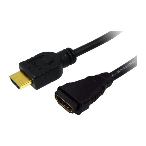 LogiLink Verlängerungskabel HDMI High Speed mit Ethernet, 3m