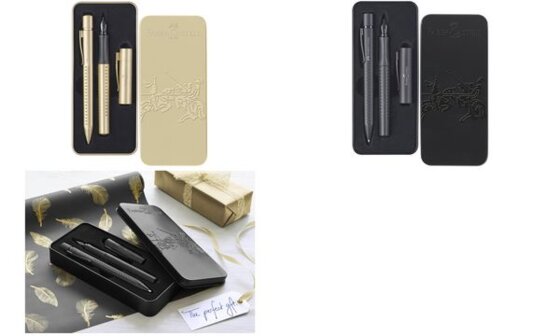 FABER-CASTELL Schreibgeräte-Set GRIP Edition, all black (5661445) - 1
