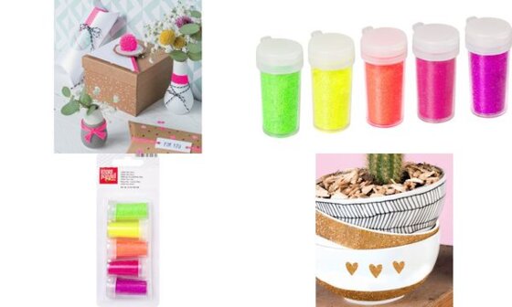 KNORR prandell Glitter-Mix / Glitterpulver "Neon" (57301423)