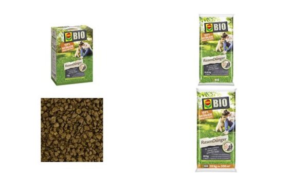 COMPO BIO Rasendünger, 16 kg für 400 qm (60010143)