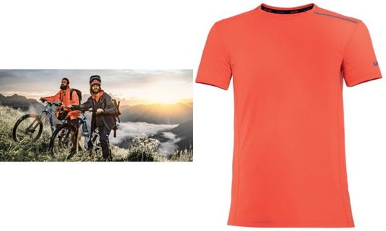 uvex Herren T-Shirt suXXeed, chilli, XL (6300145)