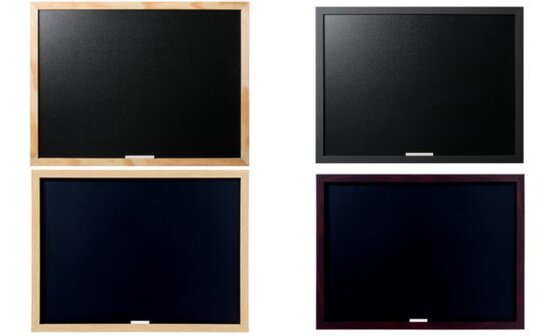 Bi-Office Kreidetafel Optimum, schwarz, 600 x 450 mm (70030172)