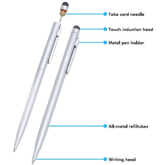 LogiLink Touchpen mit integriertem Kugelschreiber - 3