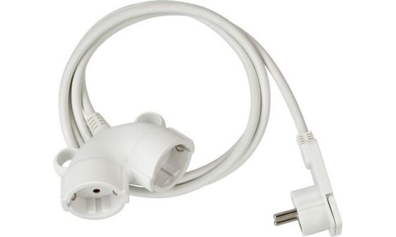 brennenstuhl Verl&auml;ngerungskabel mit Winkel-Flachstecker (11278263)