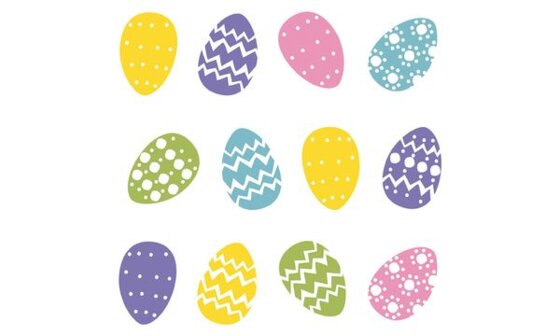 PAPSTAR Oster-Motivservietten "Coloured Eggs" (6487370)
