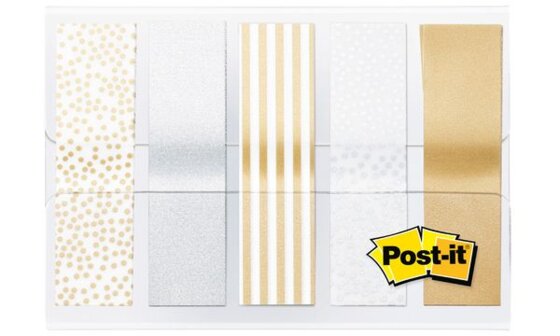 Post-it Haftmarker Index Mini Metallic, 11,9 x 43,2 mm (9000746)