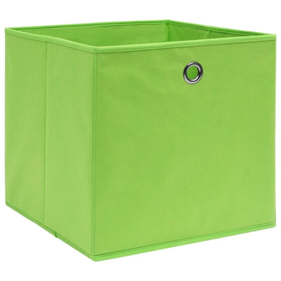 Aufbewahrungsboxen 10 Stk. Vliesstoff 28x28x28 cm Grün - 3
