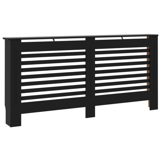 Heizkörperverkleidung Schwarz 172 x 19 x 81 cm MDF - 2