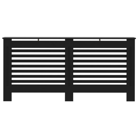 Heizkörperverkleidung Schwarz 172 x 19 x 81 cm MDF - 3