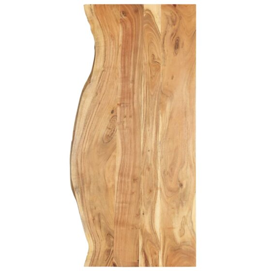 Badezimmer-Waschtischplatte Massivholz Akazie 140 x 55 x 2,5 cm - 1
