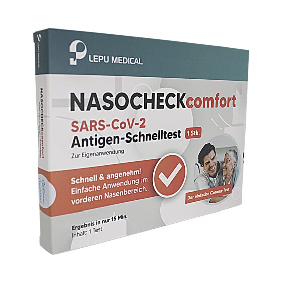 Antigentest zur Eigenanwendung (Selbsttest) LEPU NASOCHECK Comfort 1 St. SARS-CoV-2 - 2