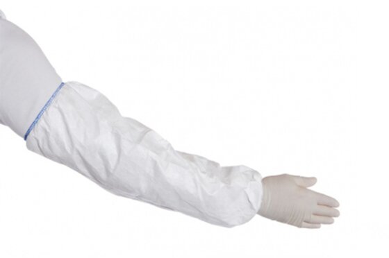 Ärmelschoner Tyvek® weiß 50 cm, aus Tyvek, Einheitsgröße, 50cm Lang Kat.I Modell
