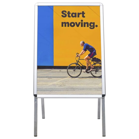A1 Kundenstopper Plakatständer Aluminium - 2