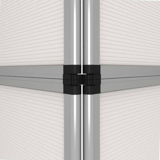 15-Panel Messewand Faltdisplay 302×200 cm Weiß - 2