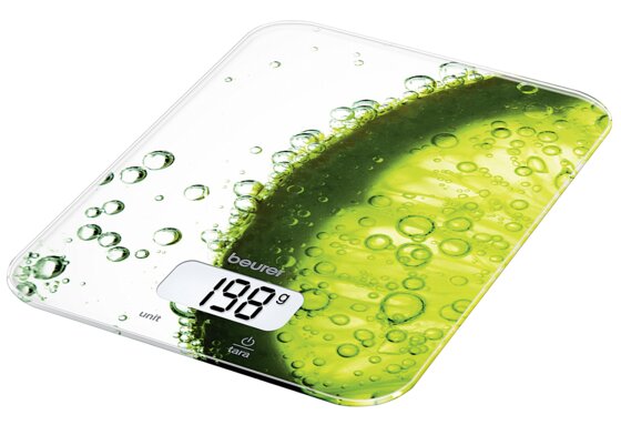 Beurer KS 19 Fresh Küchenwaage: digitale Küchenwaage, mit Tara-Zuwiegefunktion,